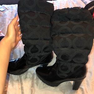 Coach rain boots